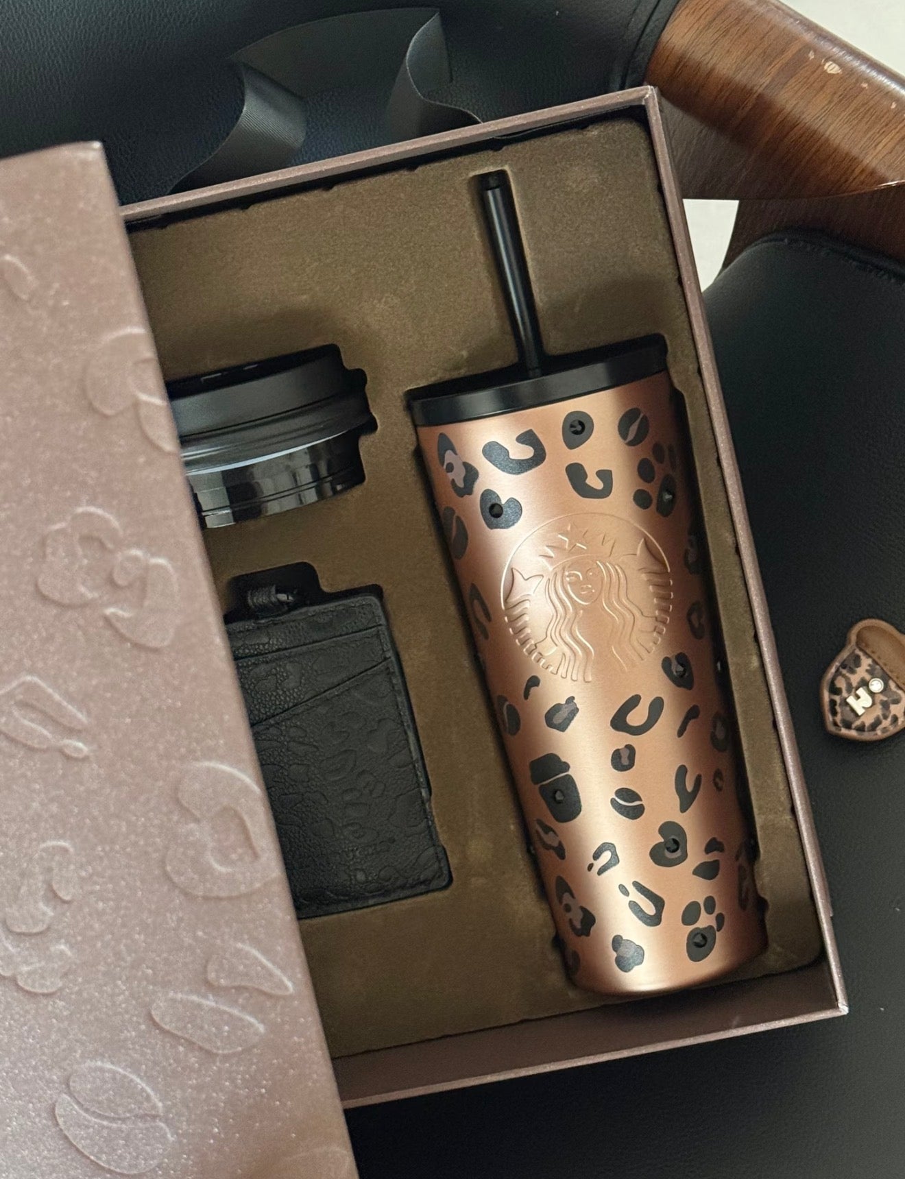 Starbucks Leopard Tumblr Gift Set