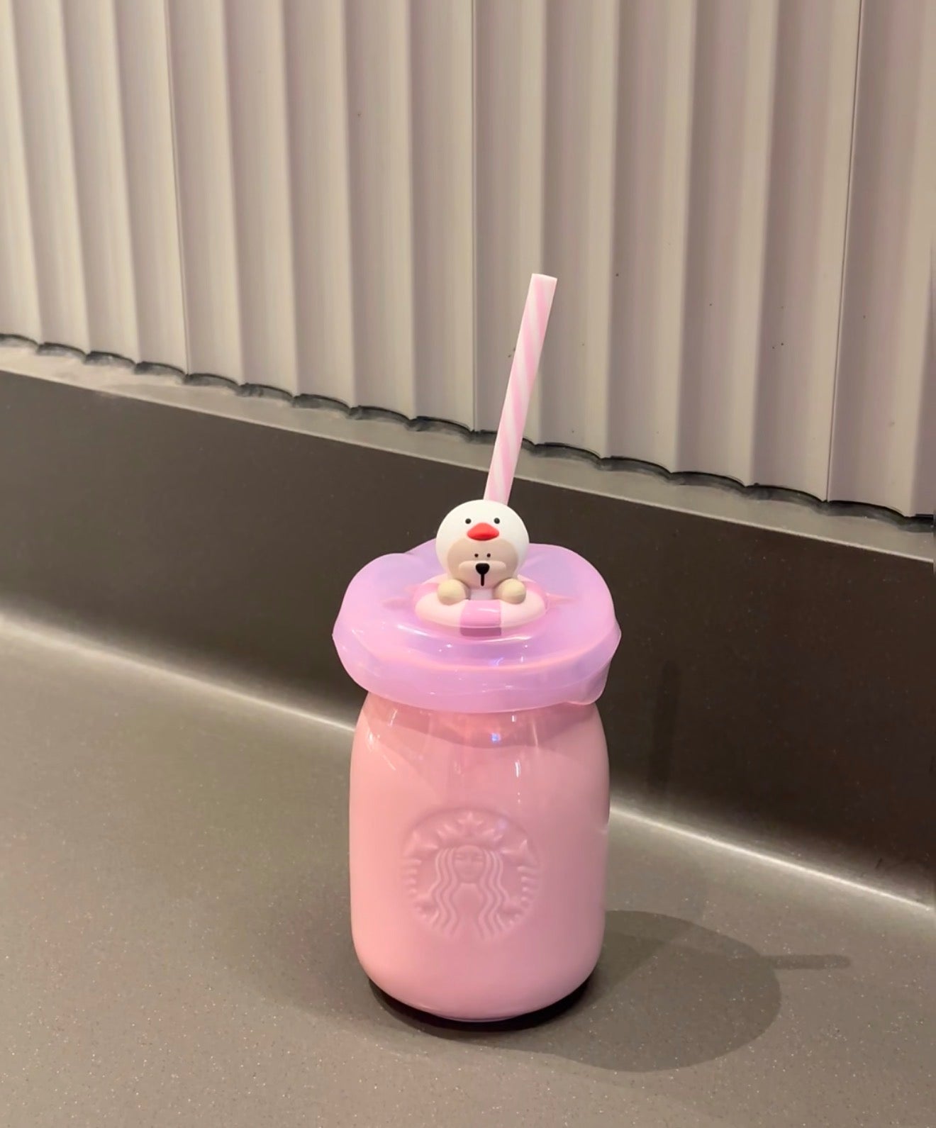 Starbucks Valentines Jug Glass Cup