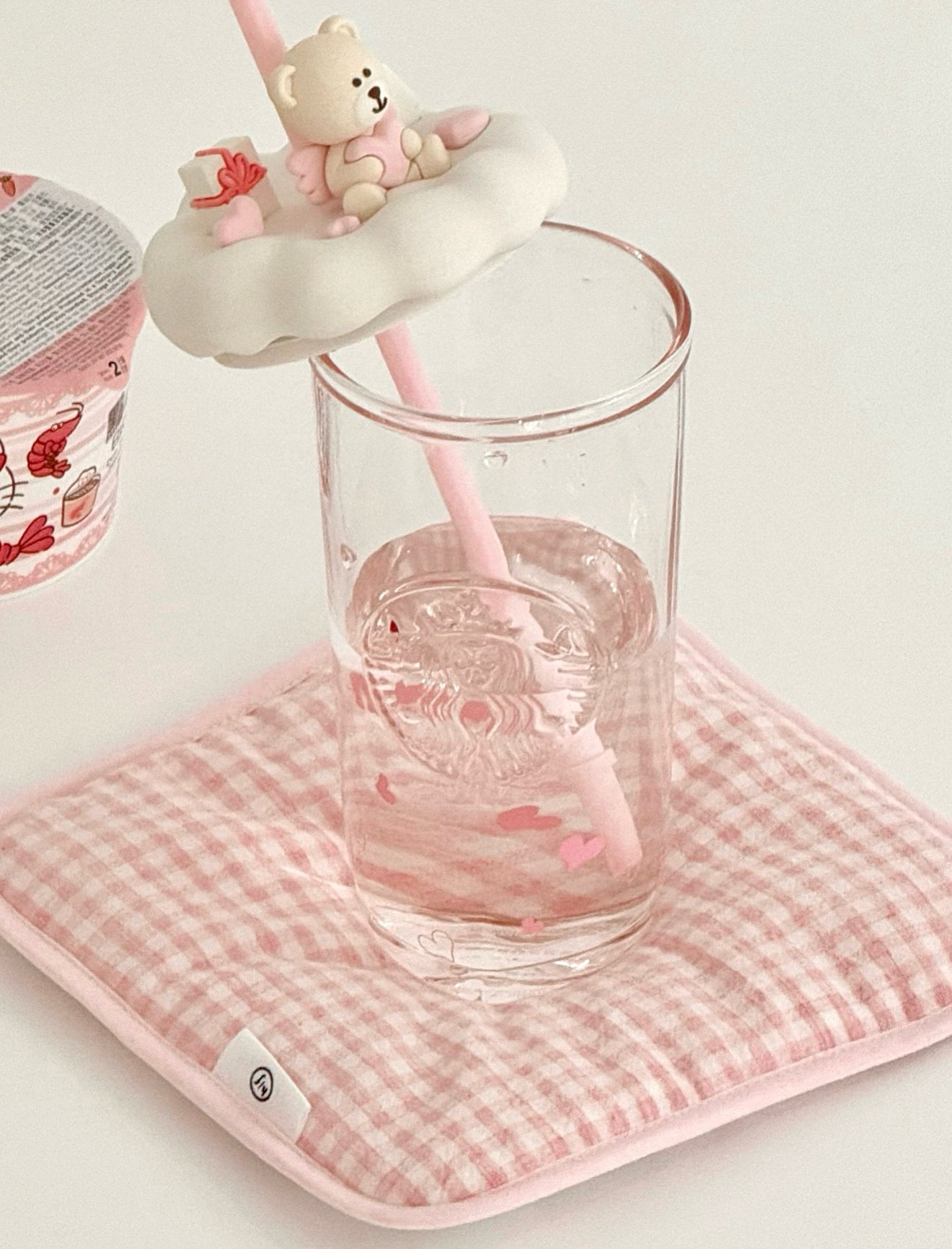 Starbucks x 520 Pink Glass Cup