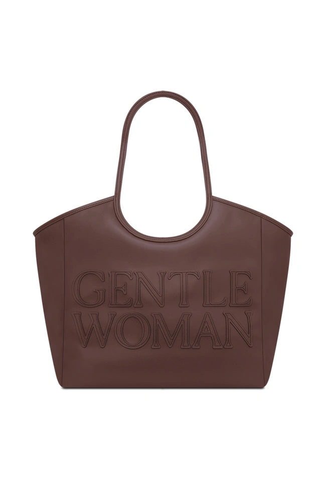 GentleWoman Choco Carryall PU Tote Bag