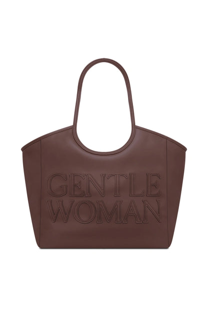 GentleWoman Choco Carryall PU Tote Bag