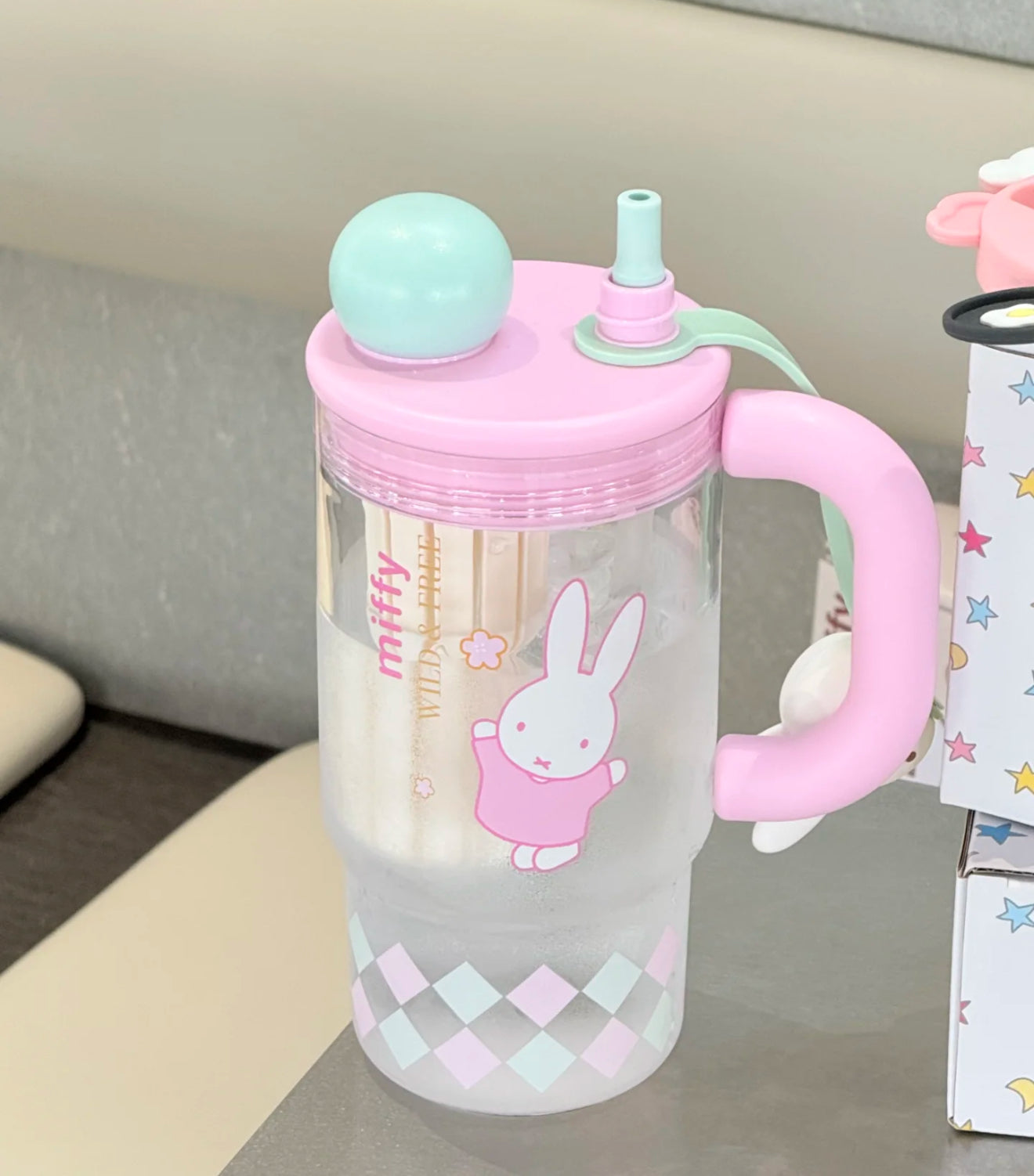 Miffy Pastel Tumblr Flask