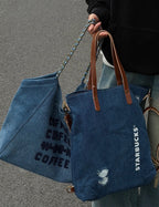 Starbucks Denim Backpack