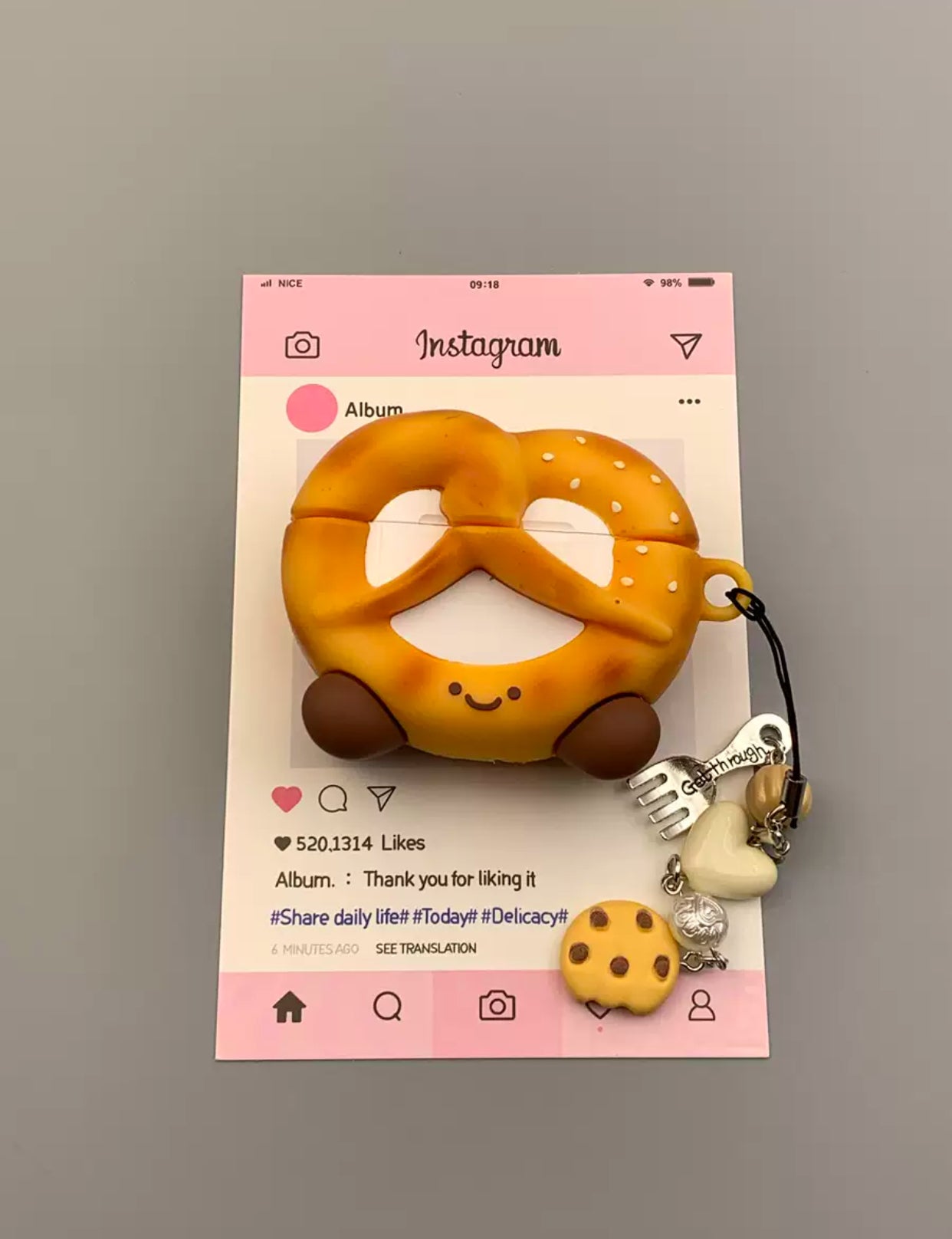 JellyCat Pretzel AirPods