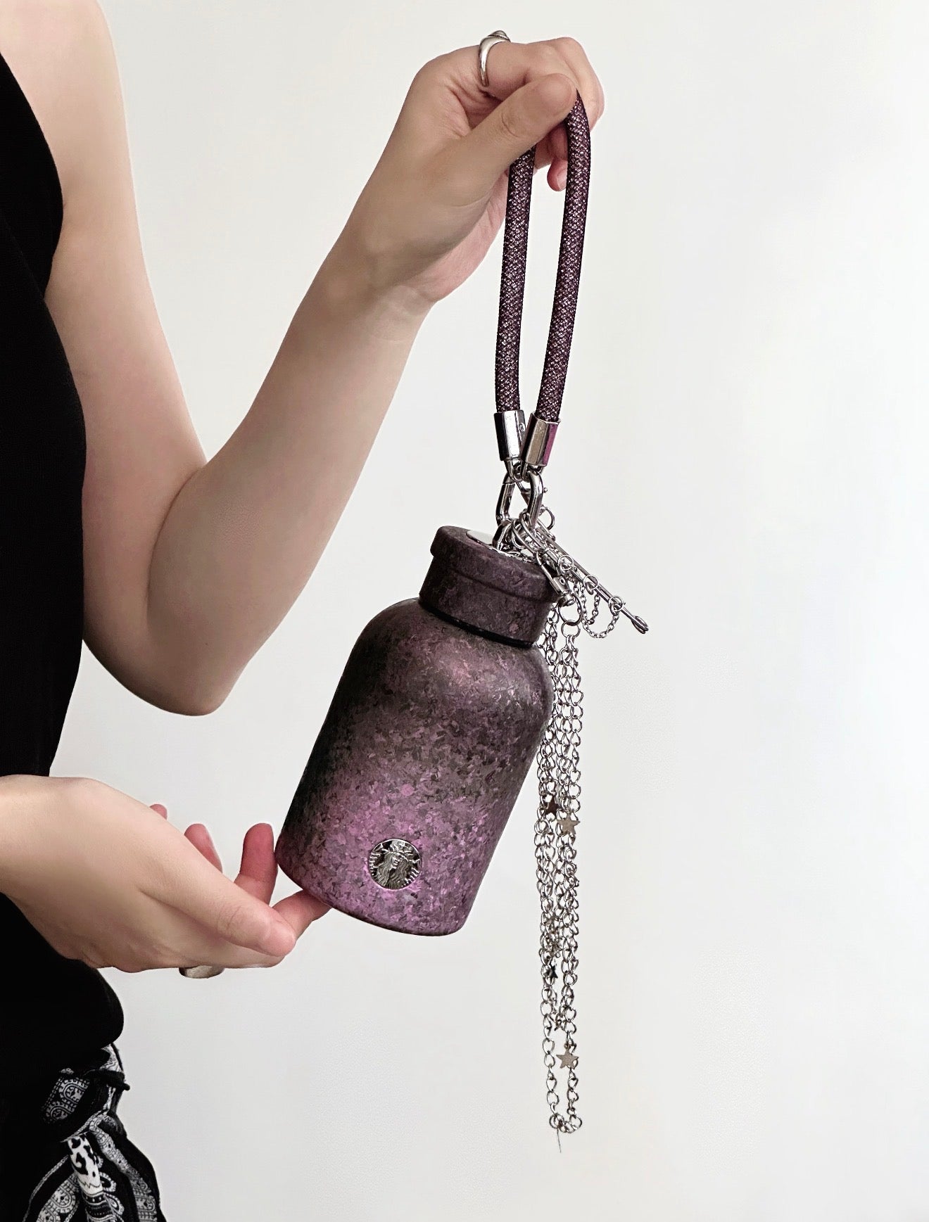 Starbucks BalletRock Chubby Dark Purple Flask