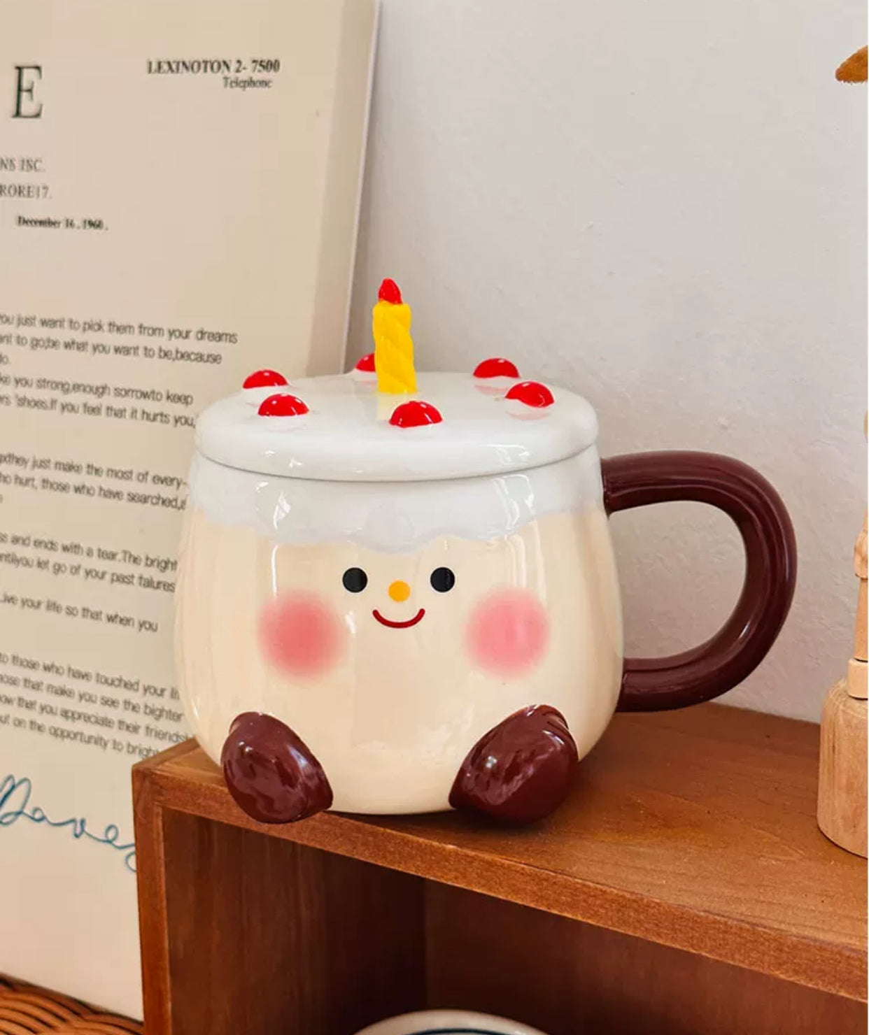JellyCat Strawberry Shortcake Mug