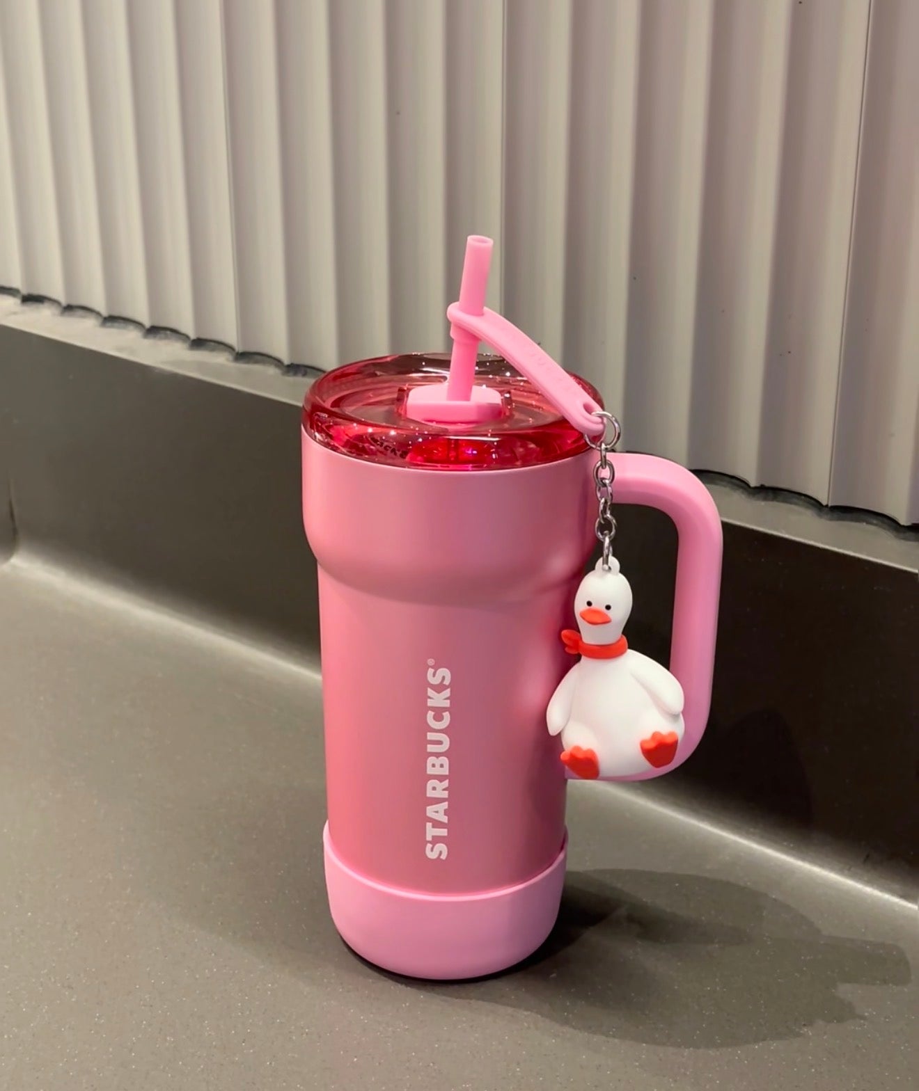 Starbucks Pink Duck Tumblr