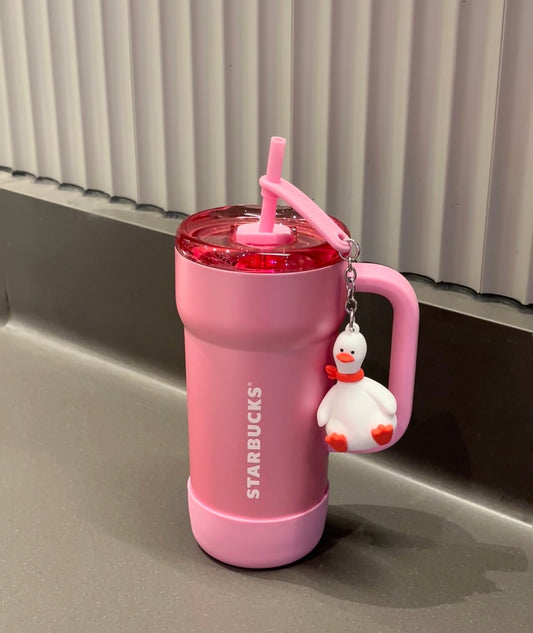 Starbucks Pink Duck Tumblr