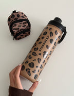 Starbucks Leopard Tumblr with Pouch