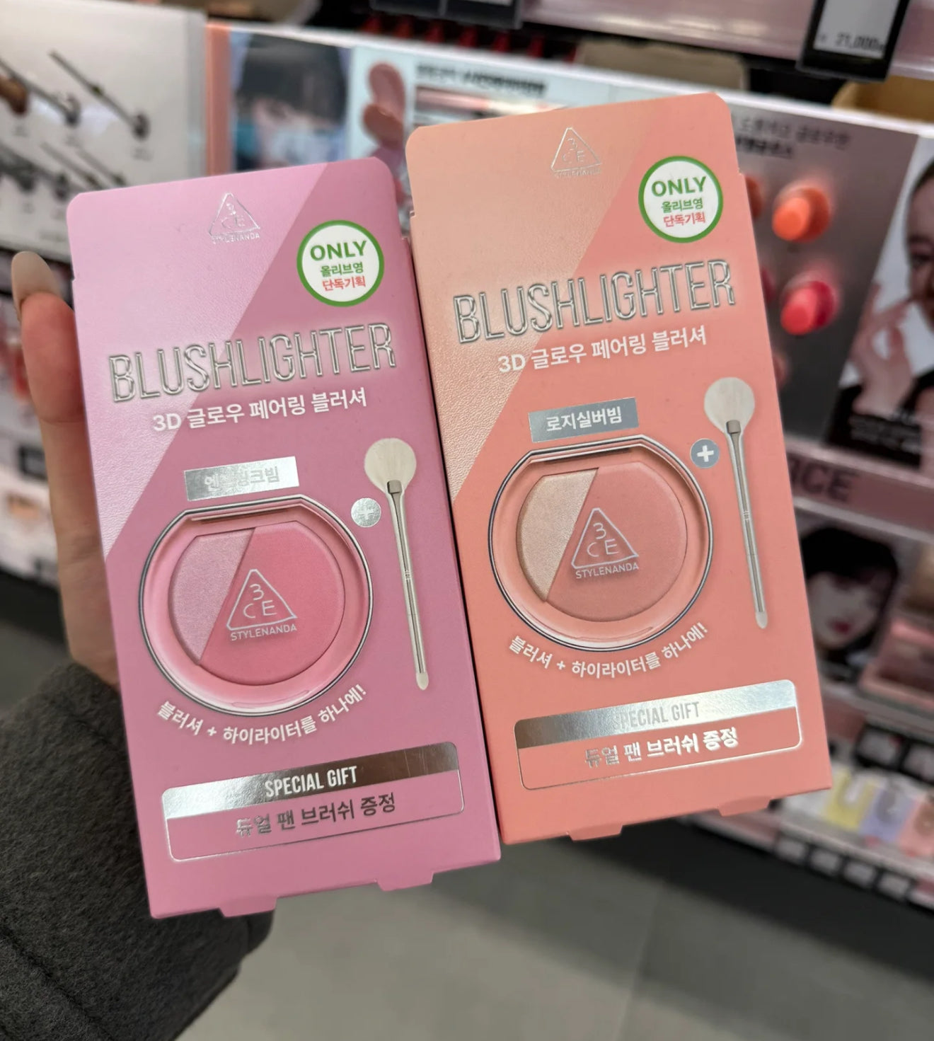 3CE Highlighter Blush Duo