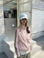 Adidas Jacket Loose Fit Pink
