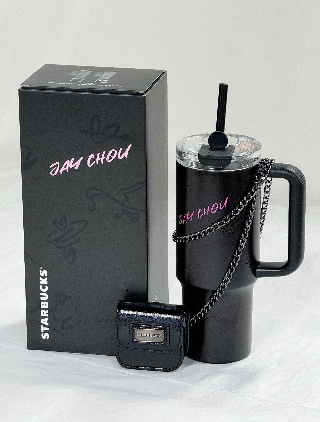 Starbucks JayChou Side Handle with Pouch