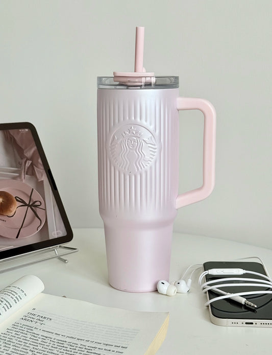 Starbucks New Pink Side Handle Tumblr