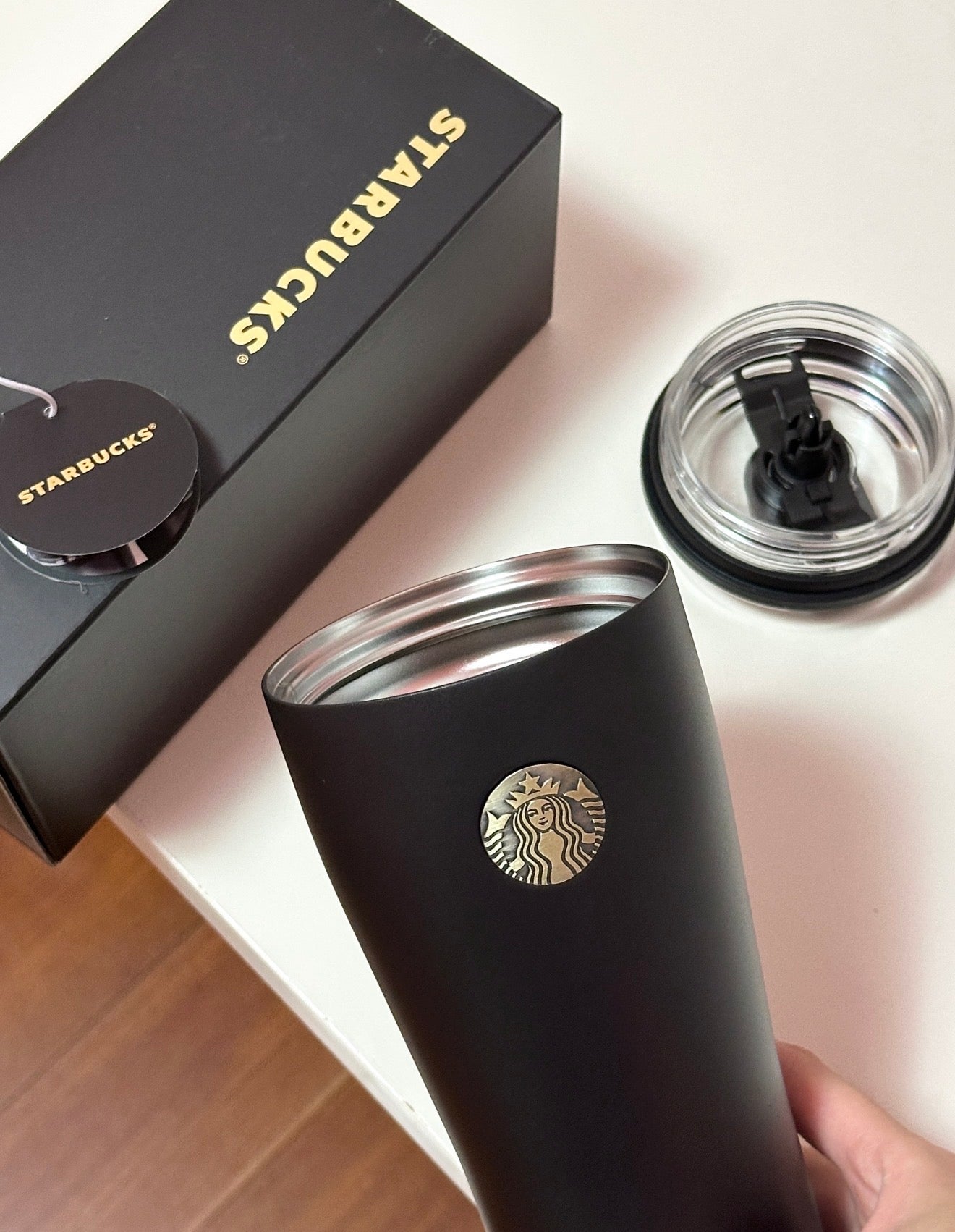 Starbucks For Him Matte Black Tumblr