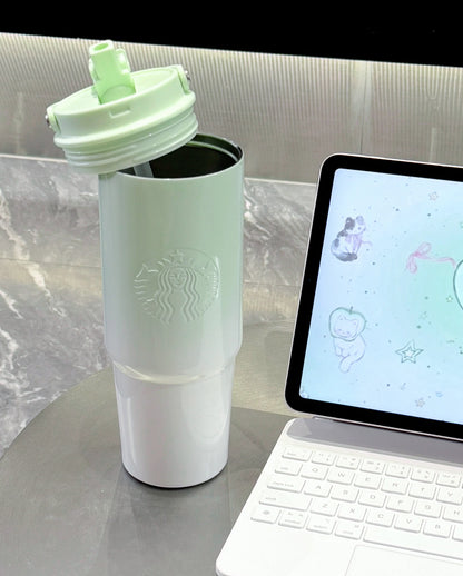 Starbucks Mint Green Gradient Flasks