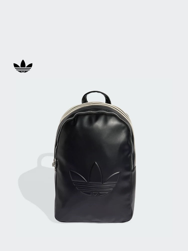 Adidas Black Leather Backpack
