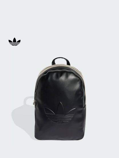 Adidas Black Leather Backpack