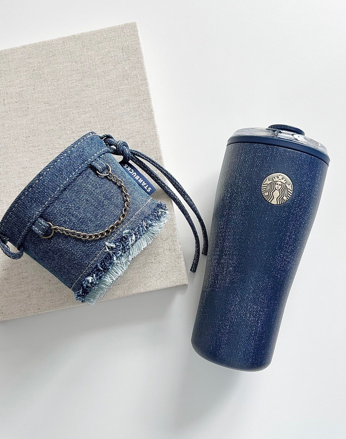 Starbucks Denim Coffee Tumblr