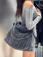 Adidas Denim Trash Bag