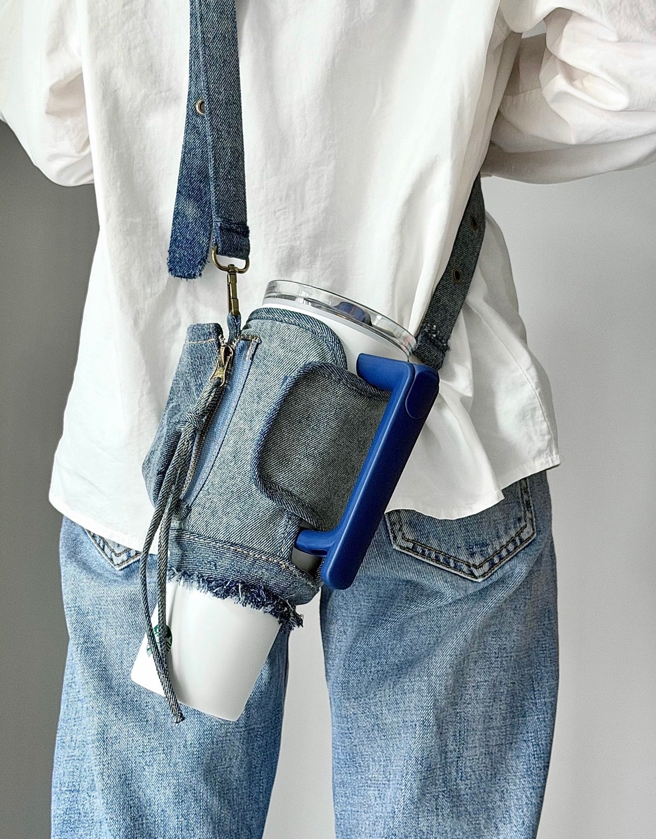 Starbucks Denim Bag Tumblr