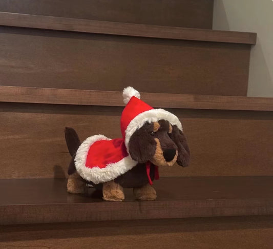 JellyCat Xmas Otto Sausage Dog