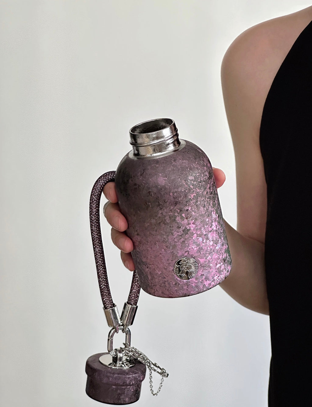 Starbucks BalletRock Chubby Dark Purple Flask