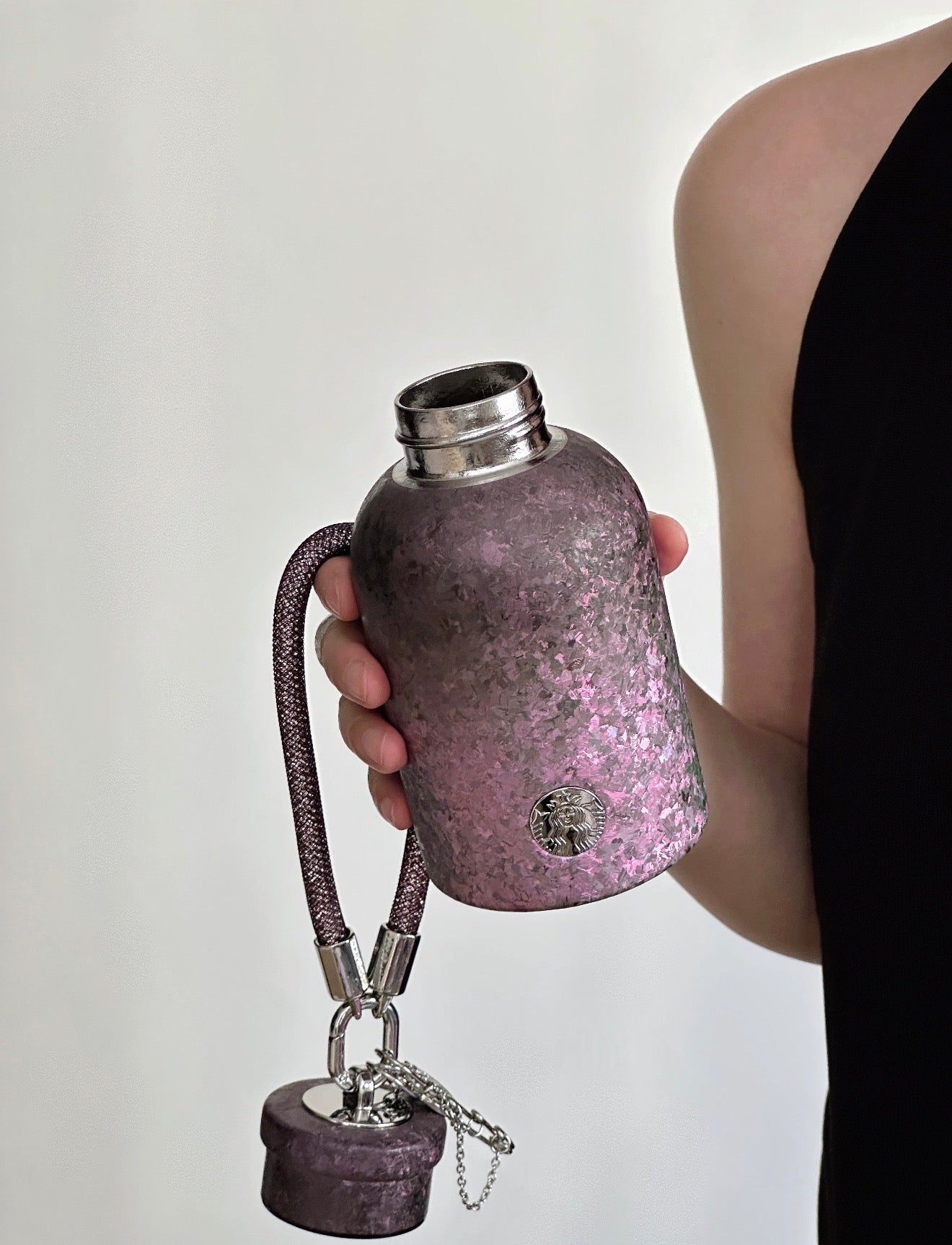 Starbucks BalletRock Chubby Dark Purple Flask