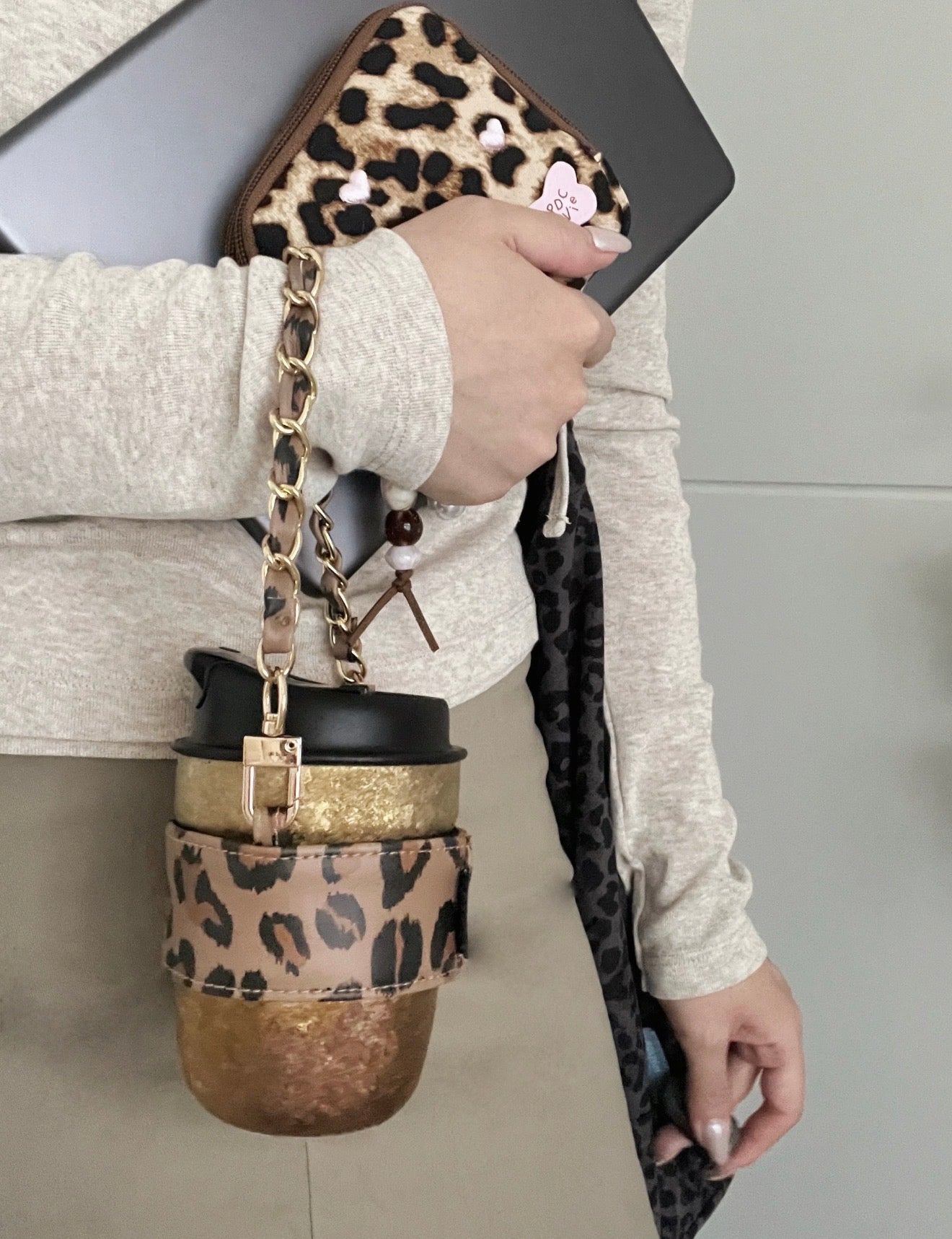 Starbucks Leopard Bling Chubby Tumblr