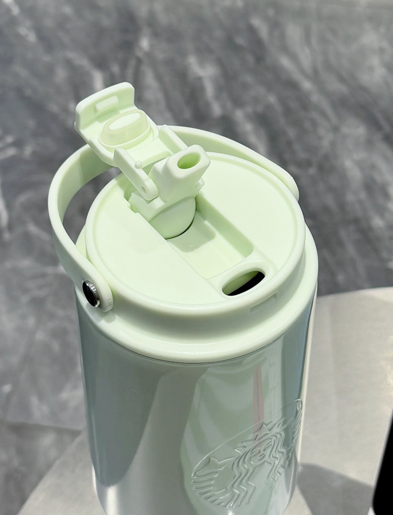 Starbucks Mint Green Gradient Flasks