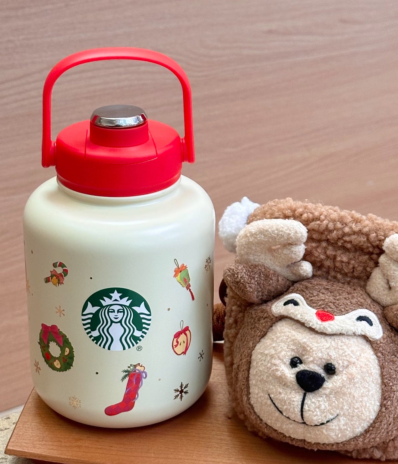Starbucks Christmas Reindeer Chubby Flask
