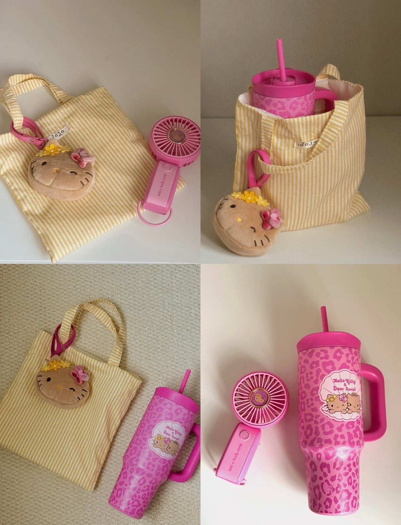TBH x Pink Leopard Hello Kitty & Dear Daniel Thermos