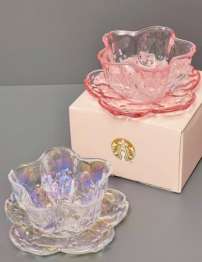 Starbucks Sakura Glass Cup Set