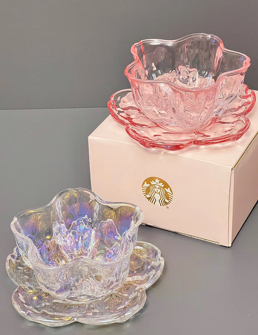 Starbucks Sakura Glass Cup Set
