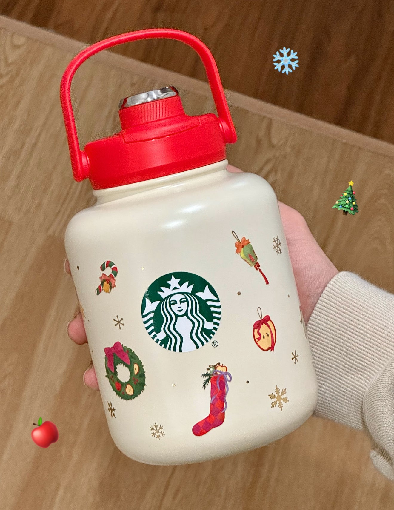 Starbucks Christmas Reindeer Chubby Flask