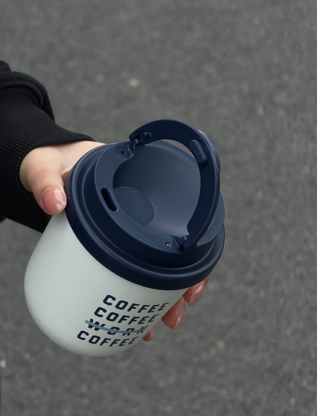 Starbucks Denim Tumblr Cup with Bag