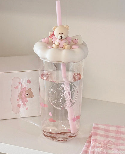Starbucks x 520 Pink Glass Cup