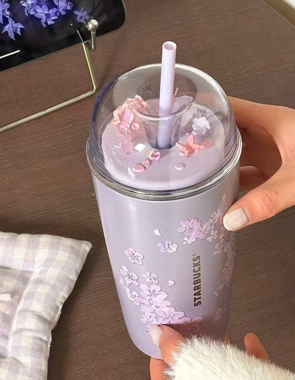 Starbucks Sakura Thermos Straw Tumblr