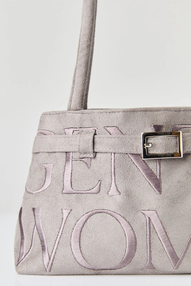GentleWoman Suede Ballerina Bag