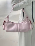 Adidas Leather Shoulder Bag Pink