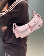 Adidas Leather Shoulder Bag Pink