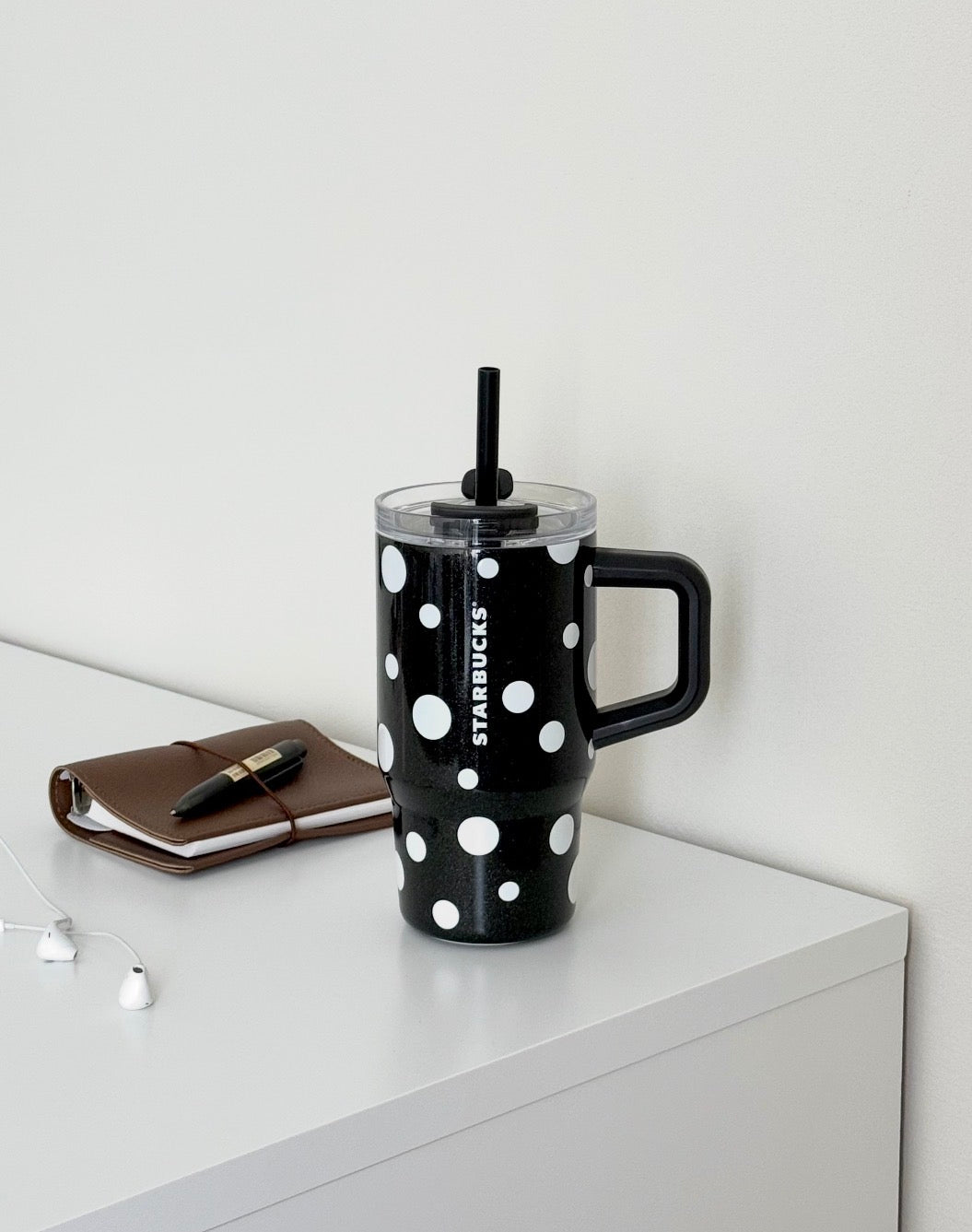 Starbucks x Polka Dots Black Tumblr