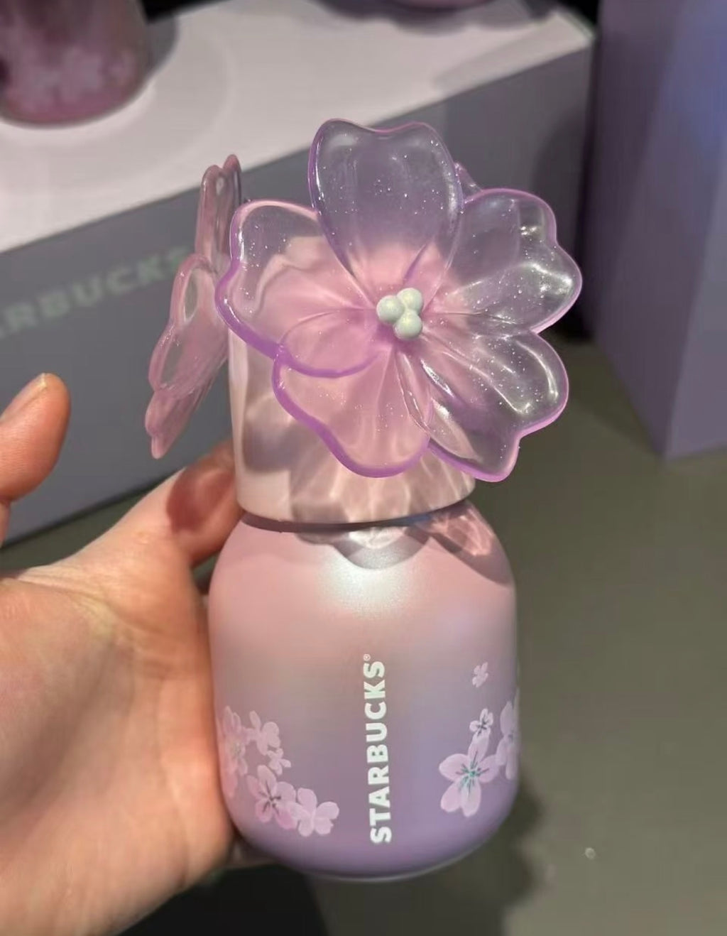 Starbucks Sakura Floral Chubby Flask