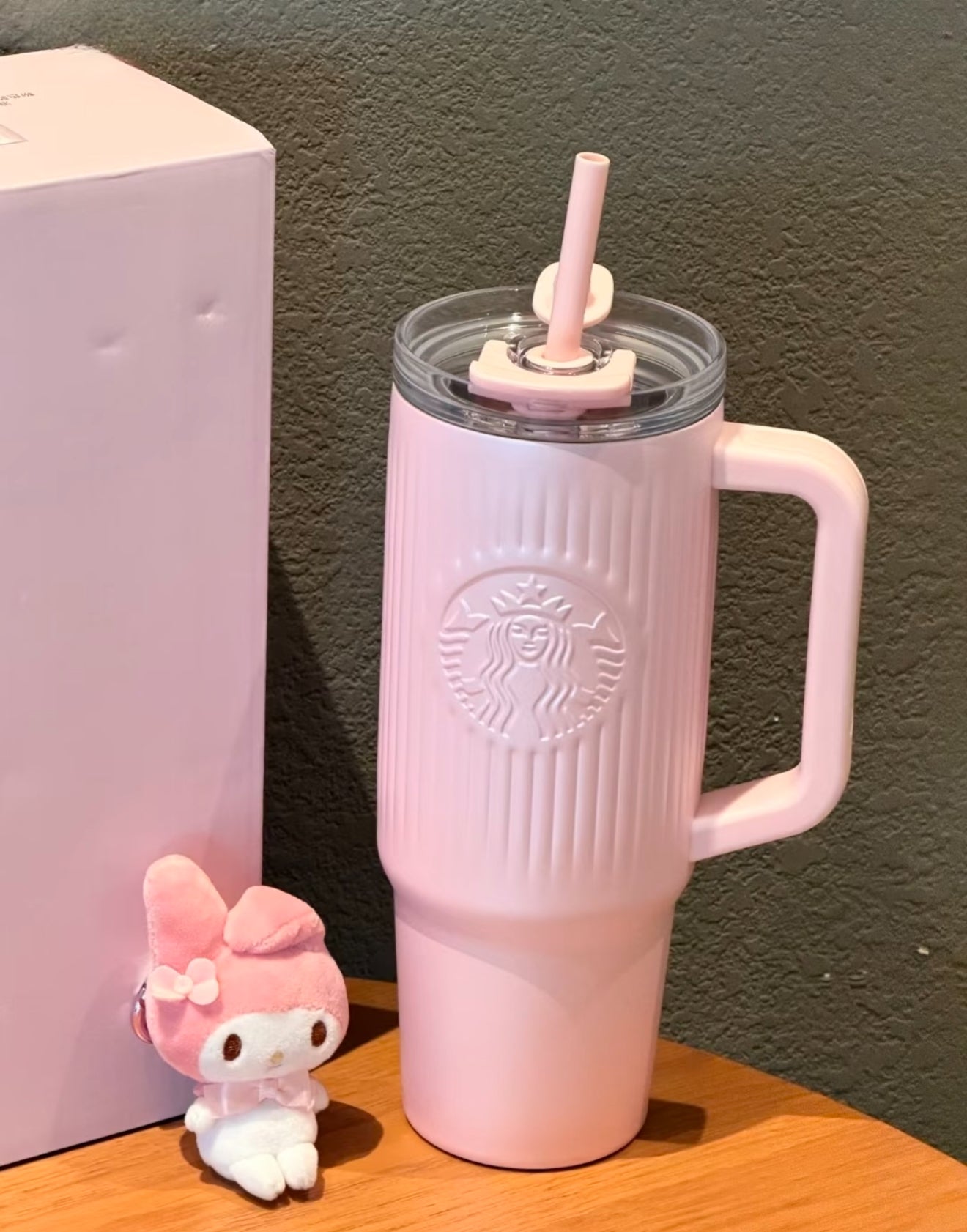 Starbucks New Pink Side Handle Tumblr
