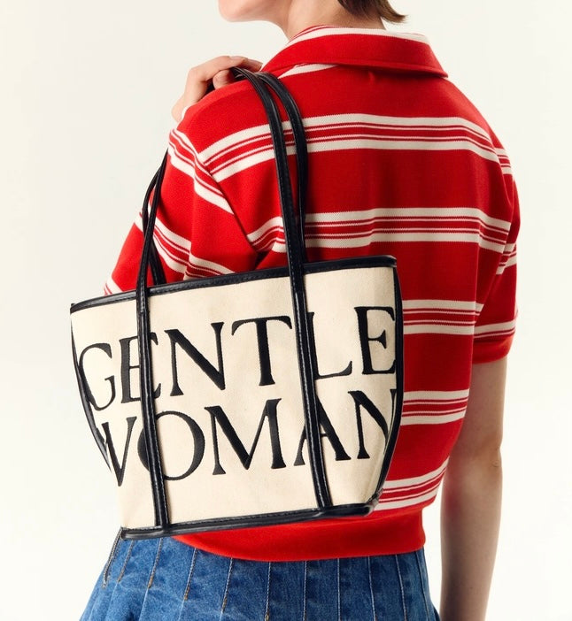 GentleWoman Soirée Canvas Leather Bag