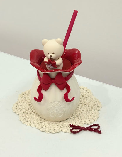 Starbucks Christmas Bear Ceramic Mug