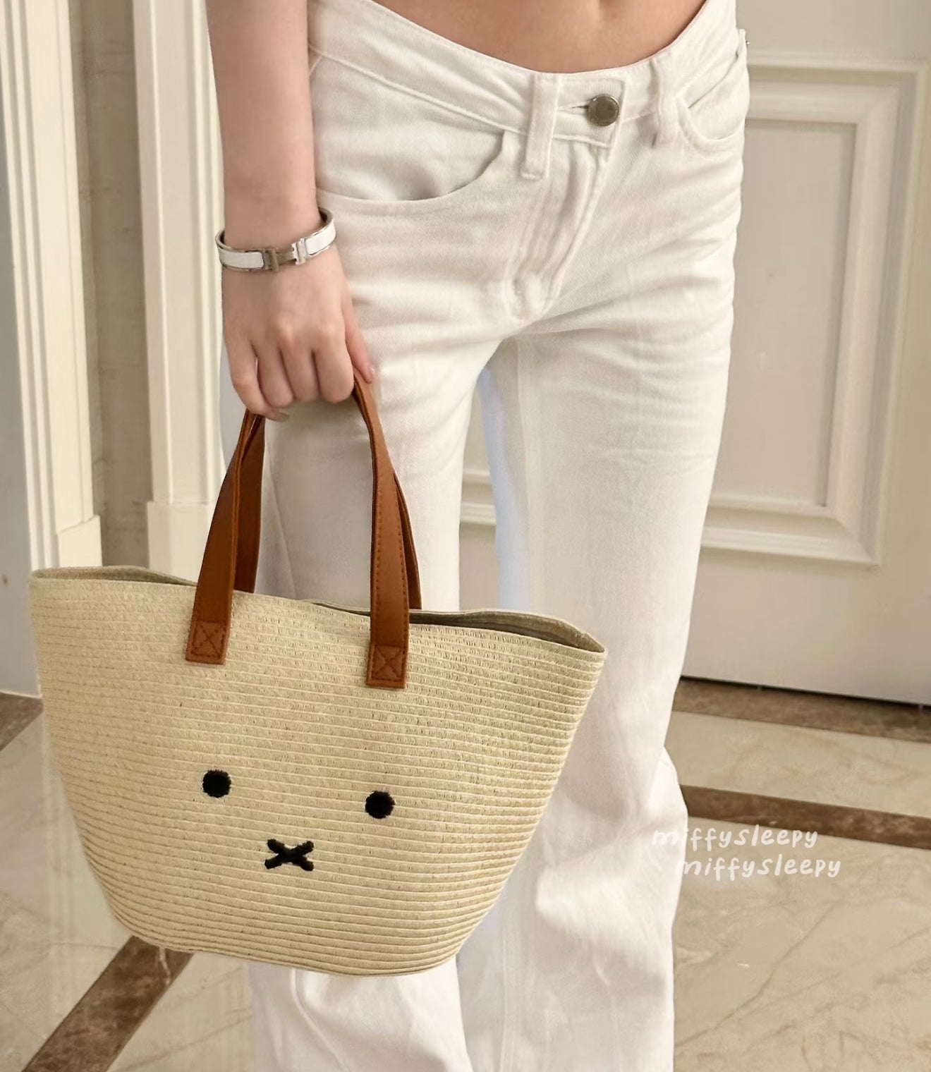 Miffy Rattan Bag