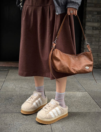 Adidas Leather Hobo Sling Bag