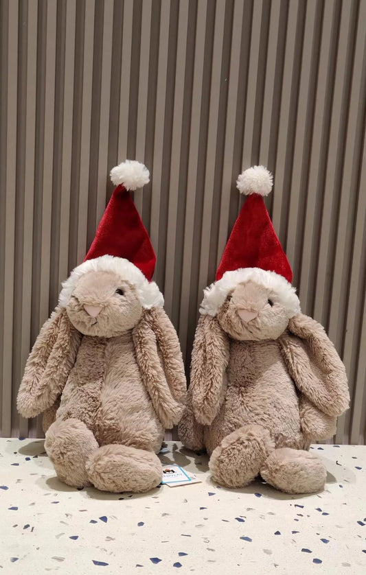 JellyCat Xmas Hat Bunny