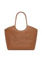 GentleWoman Brown Carryall PU Tote Bag