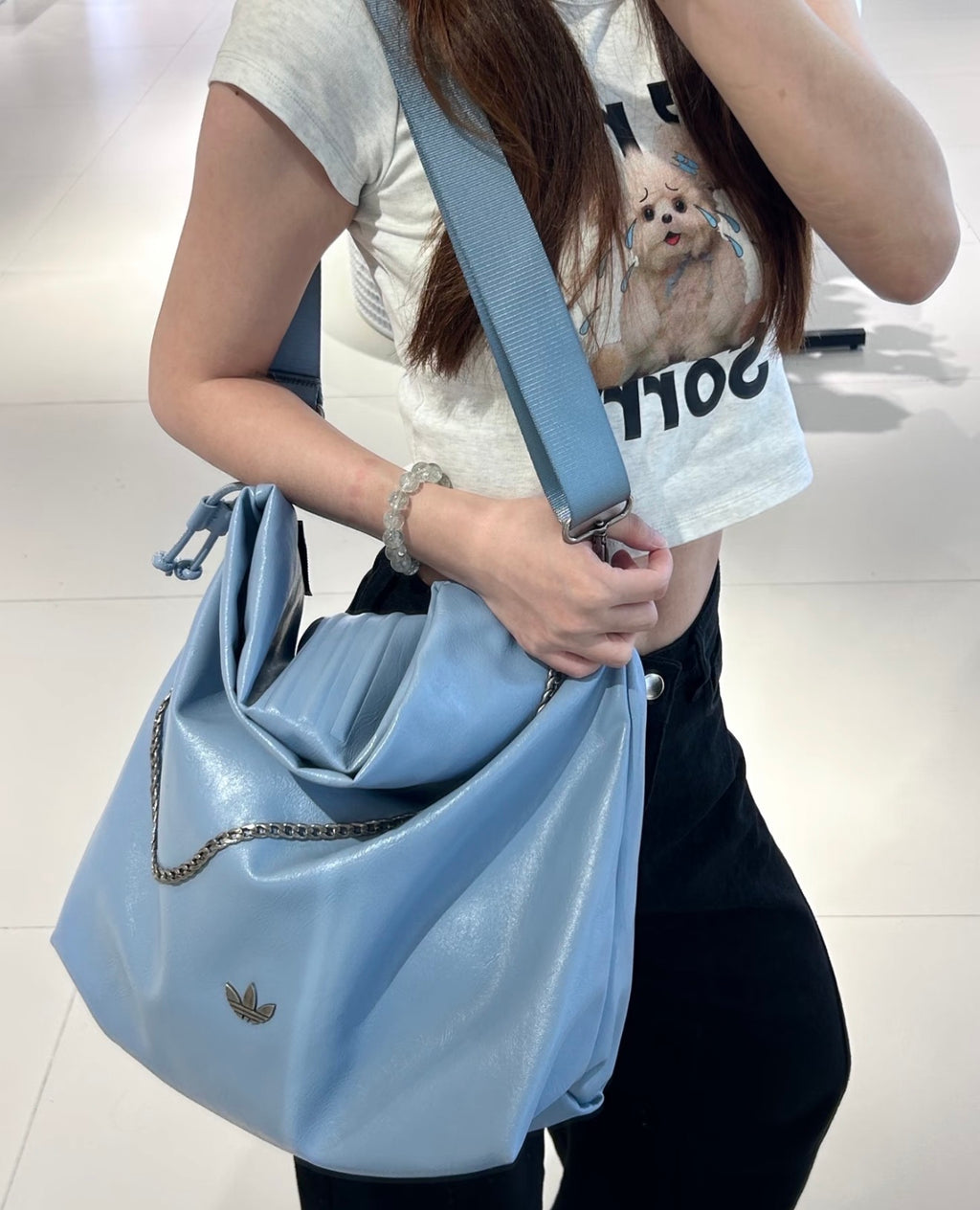 Adidas Limited New Chain Leather Bag